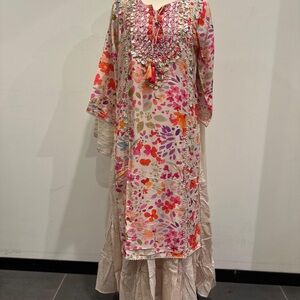 & Other Stories Vibrant Floral Long Sleeve Dress